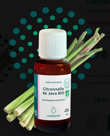 Huiles essentielles de cymbopogon