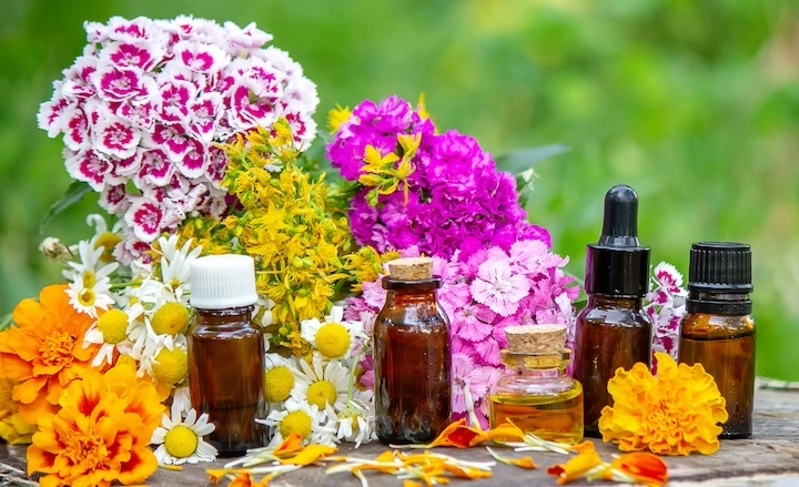 Essential oils in summer